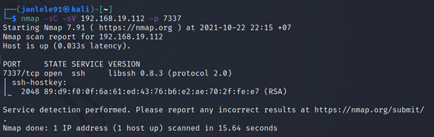 nmap 7337